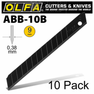 OLFA Blades Excel Black 10Pk Carded Ultra