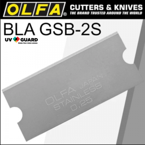 OLFA Stainless Steel Blades GSB-2S 40mmX18mm 6's