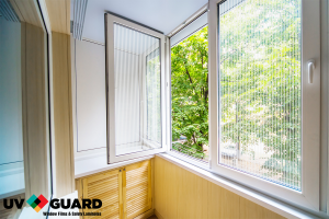 UV Guard Decorative White Blinds 4mm x 2mm